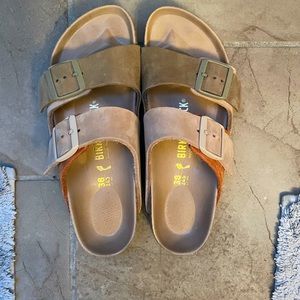 Like-new Birkenstock Arizona Split birko-flor sandals eu 38 narrow